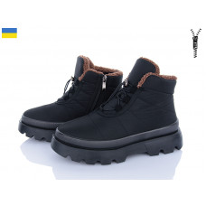 Дутики Lvovbaza Progress 5403 хутро чорний