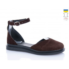 Туфли Sali 2225-065 коричневий з чор-п.