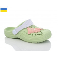 Кроксы Demur CC009 зелений