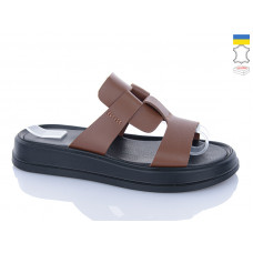 Шлепанцы Sali 22160 карамель чор-п.