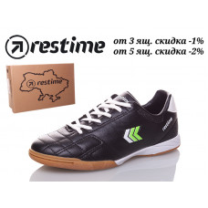 Кеды Restime DWB19888 black-white-lime