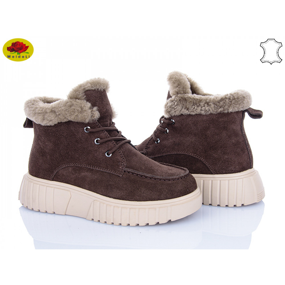 Ботинки Meideli B7788-7 chocolate Ботинки Meideli B7788-7 chocolate