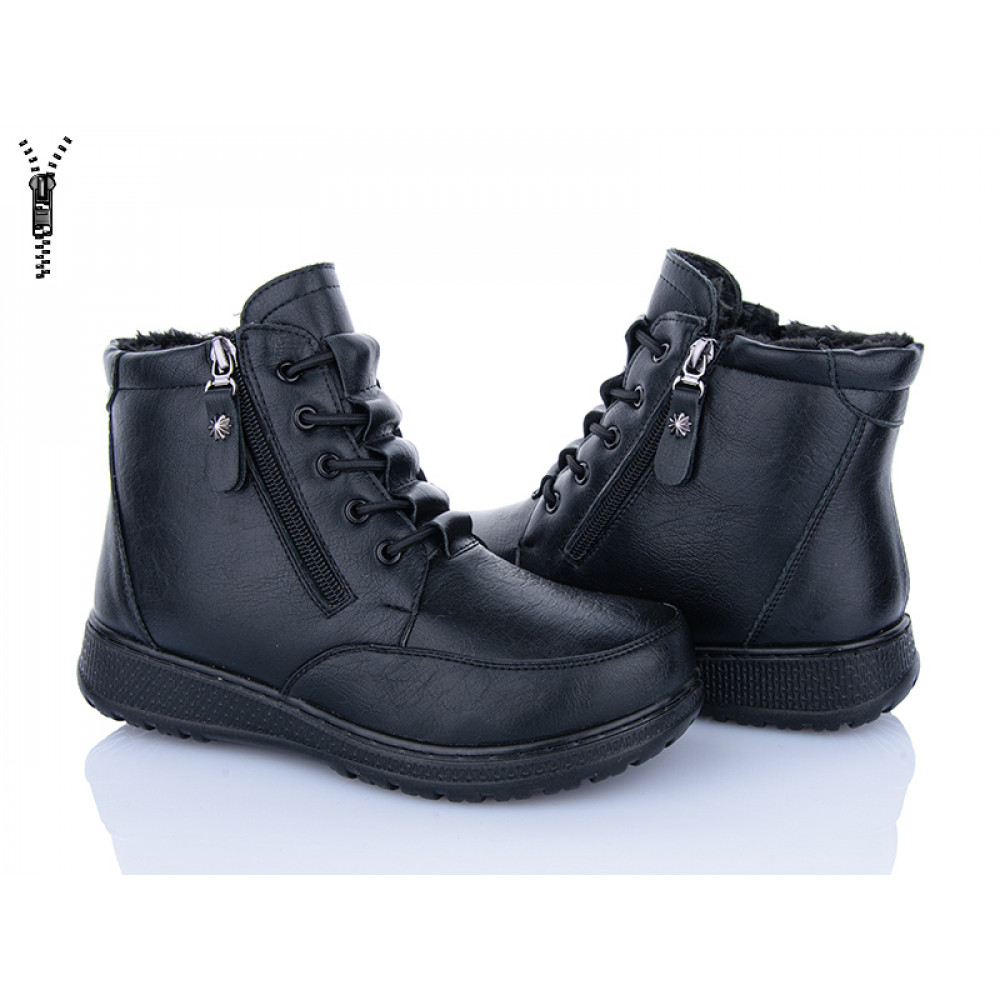 Ботинки Baolikang 60922 black Ботинки Baolikang 60922 black