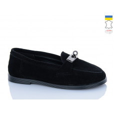 Туфли Garti 409 чорний замш