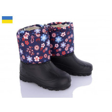 Сапоги Demur СПП квітка синій-2025