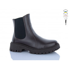 Ботинки Sali 187 коричневий к кор-п.зима