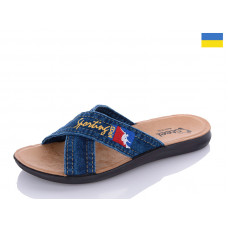 Шлепанцы Demur MD2136 синій