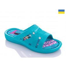 Шлепанцы Dago Roksol дів 19-01 бирюзовый