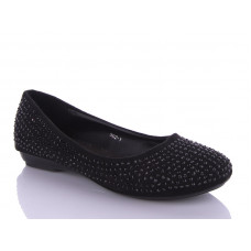 Балетки Miss Ilonna 502-1 black