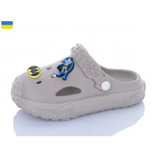 Кроксы M&L Alex13 ML3001 бежевий