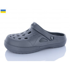 Кроксы Sanlin2 Крокс M т.сірий