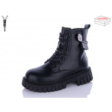 Ботинки Qq Shoes 5255 all black