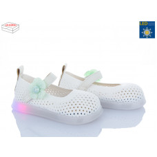 Туфли Poni Kids B691 white LED