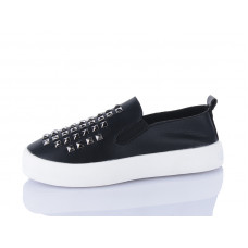 Слипоны Jibukang D728-1 black