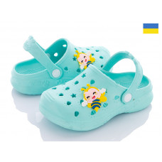 Кроксы Slipers Verta сабо бирюзовый
