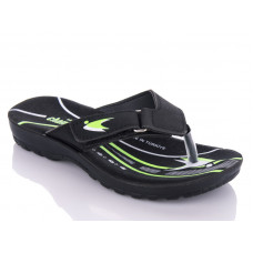 Шлепанцы Demur 6101 black-green (30-35)