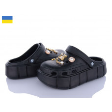 Кроксы Roks 152-7 чорний
