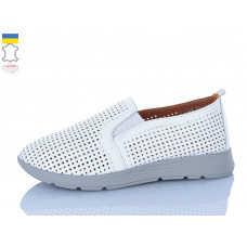 Туфли Sali 008-1 білий сір-п.