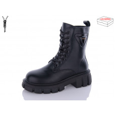 Ботинки Qq Shoes 5233 all black