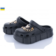Кроксы Roks 152-9019 чорний