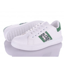 Кеды Violeta 92-26 white-green