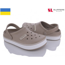 Кроксы Slipers 419 бежевий
