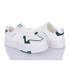 Кроссовки Violeta 45-97 white-green