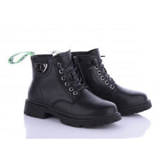 Ботинки Violeta Y106-7603 black-green