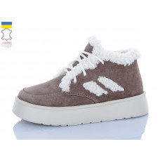 Ботинки Sali 2502 кашемір-біл.з беж-п.зима