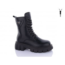 Ботинки Qq Shoes 5233 black