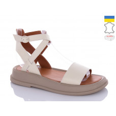 Босоножки Garti 0145 світлий беж-беж шкіра