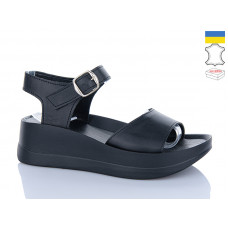 Босоножки Garti 0179 чорний шкіра