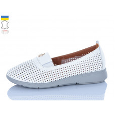 Туфли Sali 012-1 білий сір-п.