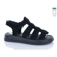 Босоножки Sali 263 чорний з чор-п.
