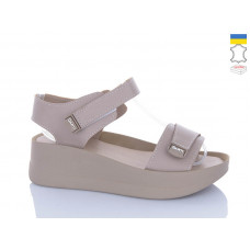 Босоножки Garti 0196 беж шкіра