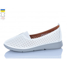 Туфли Sali 010-1 білий сір-п.