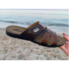 Шлепанцы Malibu 6843T brown-camel