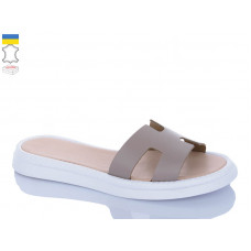 Шлепанцы Sali 501-1 бежевий біл-п.
