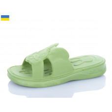 Шлепанцы Sanlin2 Зайчик т.зелений