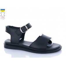 Босоножки Garti 140 чорна шкіра