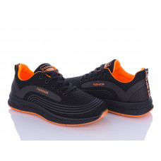 Кроссовки Violeta 197-144 black-orange