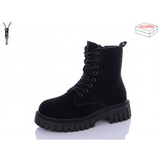 Ботинки Qq Shoes 5235 cloth black