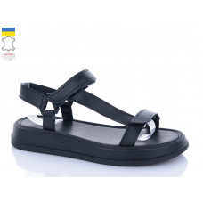 Босоножки Garti 0110 чорна шкіра