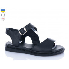 Босоножки Garti 138 чорна шкіра