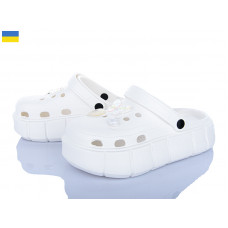 Кроксы Roks 152-9005 білий