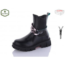 Ботинки Obuv Ok 2106B black/green