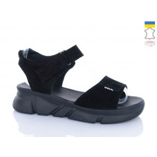 Босоножки Sali 1704-1 чорний з чор-п.