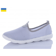 Кроссовки Kindzer W118 св.сірий біл-п