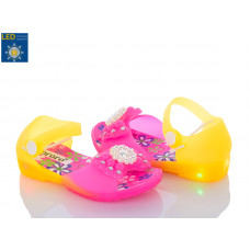 Босоножки Obuv Ok 005 pink-yellow LED
