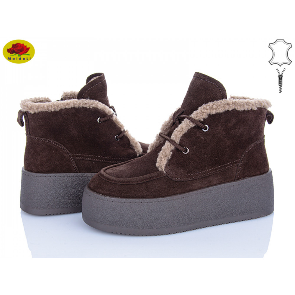 Ботинки Meideli B7788-4 chocolate Ботинки Meideli B7788-4 chocolate